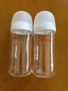 母乳実感　哺乳瓶240ml ガラス　2本セット