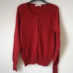 chocol raffine robe カーディガン レッド レディースのサムネイル