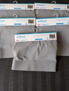 ユニクロ AIRism シームレスボクサーブリーフ Lサイズ グレー