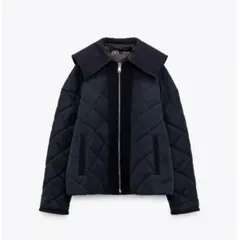 コントラストパフジャケット　ZARA