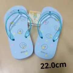 値下げ！新品)すみっこくらしサンダル22.0cmのサムネイル