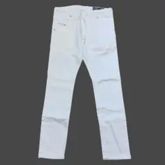 【美品】DIESEL/KROOLEY R-NE ジョグジーンズ デニム/白/26のサムネイル