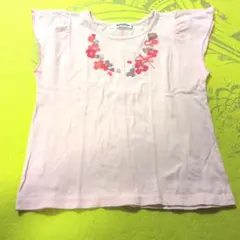 familiar キッズ Tシャツ 130cm ピンク 花柄のサムネイル