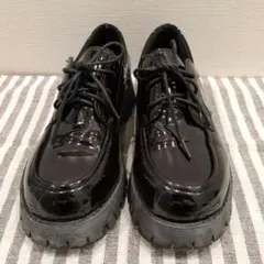 牛津鞋 女 黑色 24