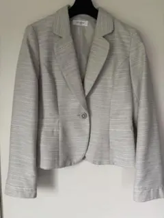 OFUON ストライプジャケット M ベージュ　入学式