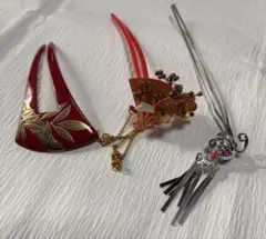 かんざし3種類　バラ売り可能