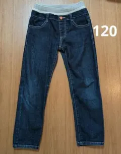 キッズ デニムパンツ ハートポケット 120