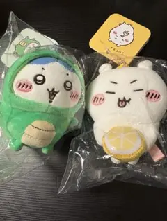 きょりゅくんを被ったハチワレマスコット　SUPPA レモン ちいかわ