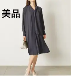 セルフォード ワンピース 36 2wayボウタイプリーツ CELFORD 美品！