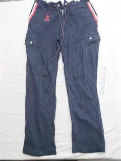 ♡サイコバニー Psycho Bunny ワッペン付きスウェットパンツ ネイビー