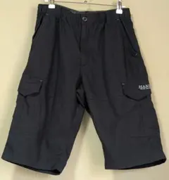 Hanes ヘインズ カーゴハーフパンツ 黒 M メンズ ショートパンツのサムネイル
