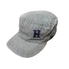 NEW ERA ワークキャップ ヒッコリーストライプ 7 1/4 刺繍ロゴ