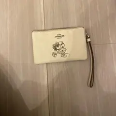 【COACH 】ミニーマウス ポーチ　カードケース　小物入れ　ディズニー　コーチ