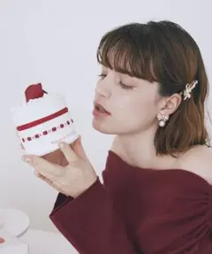 Maison de FLEUR ケーキ型ポーチ ガトーフレーズポーチ レア！ 白 