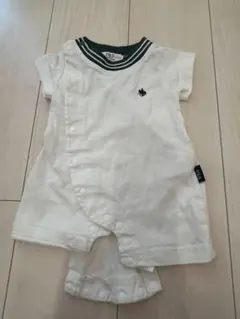 POLO Baby ホワイトロンパース