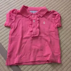 Ralph Lauren フリルポロシャツ ピンク　70cm