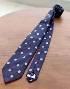 マ*ン様 ドレイクス beamsf別注 ドットタイ ブラウン ハンドメイド