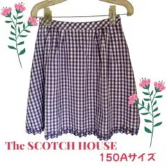 The Scotch House パープル 刺繍スカート 150Aのサムネイル