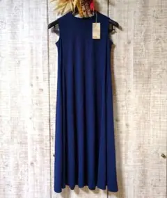 【新品未使用】無印良品涼感UVカットノースリーブ ロングワンピース