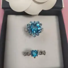 2025年最新】ブルートパーズ ハートリング 指輪の人気アイテム - メルカリ 