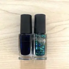 NAIL HOLIC 2本色セット(青、青ラメ)