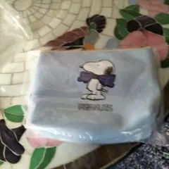 DHCオリジナル スヌーピー ポーチ＆ミラーセット リボン