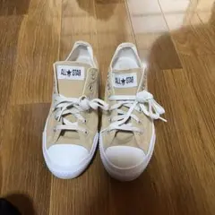 ALL STAR ベージュ ローカット スニーカー
