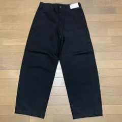 k*h様 GU.ジーユー.バレルレッグワークパンツ.L.ブラック