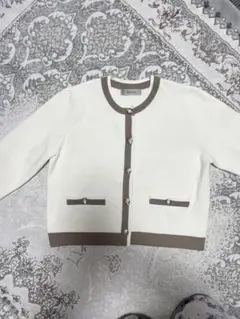 JUSCLITTY 配色クルーカーディガンのサムネイル