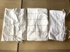 ストライプ シングル布団カバー シーツカバー ホワイト 昭和レトロ 