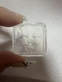 シリコンモールド クロス型 クロムパーツ クロムモールド 十字架 ネイルパーツ