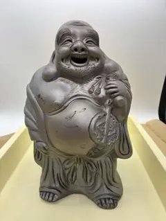 布袋尊 石像 七福神 彫刻 仏像 縁起物 庭園置物 美術品 骨董 - メルカリ