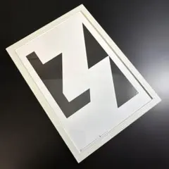 モダンタイポグラフィアートポスター フレーム付き