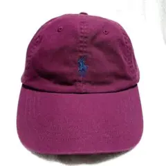 POLO Ralph Lauren cap ボルドー コットン キャップ