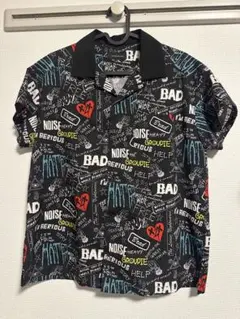 【新品未使用】WORLD WIDE LOVE! 総柄半袖シャツ