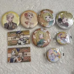 鏡音リン・レン 缶バッジ 6個 ファン証明カード