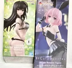 2個セット♪ To LOVEる フィギュア　バニー モモ　グリグラ 古手川唯