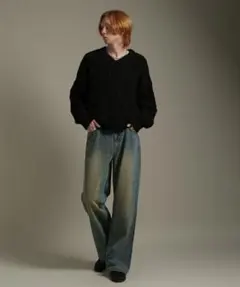 LURAKU フレアデニム バギージーンズ　CLEL リドム ユニクロ gu