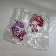 アイカツ×プリパラ カプセルラバーマスコット 氷上 スミレ ・ 紅林 珠璃