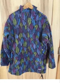90s パタゴニア　リーフ柄　シンチラ　ハーフジップ　フリース