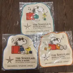 スヌーピー ミニタオル 3枚セット ザ シンギュラリホテル
