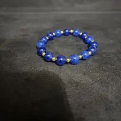 ブルー ゴールド ブレスレット