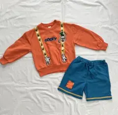 即購入OK しまむら　リラ　セットアップ　110cm グーフィー　新品