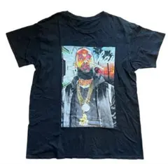 グラフィックプリント 黒 Tシャツ