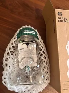 韓国 スターバックス ベアリスタ コールドカップ グラスタンブラー