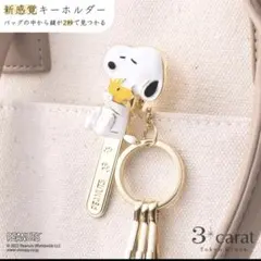 スヌーピー キーホルダー 4月限定特価PEANUTS スヌーピーとウッドストック