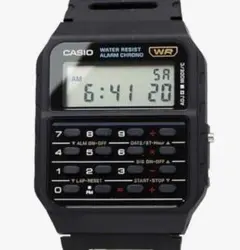 カシオ　CASIO 電卓機能付き CA-53W-1Z ブラック チプカシのサムネイル