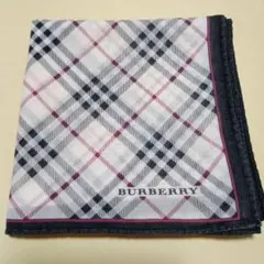 BURBERRY　バーバリー　ハンカチ　チェック柄　USED