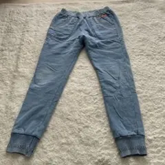 ライトブルース裏起毛ウェットパンツ 100cm~
