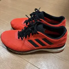 adidas Boost オレンジ ランニングシューズ 27cm